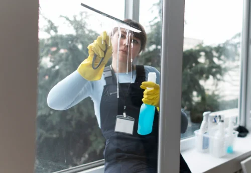 Nettoyage de vitres intérieures et extérieures à Ouilly-le-Vicomte